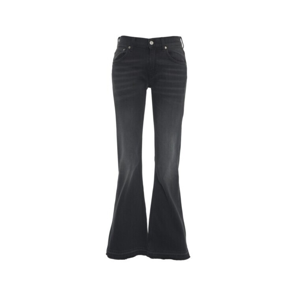 Department Five Flared Jeans With Frayed Hem And Five-Pocket Design - NWT